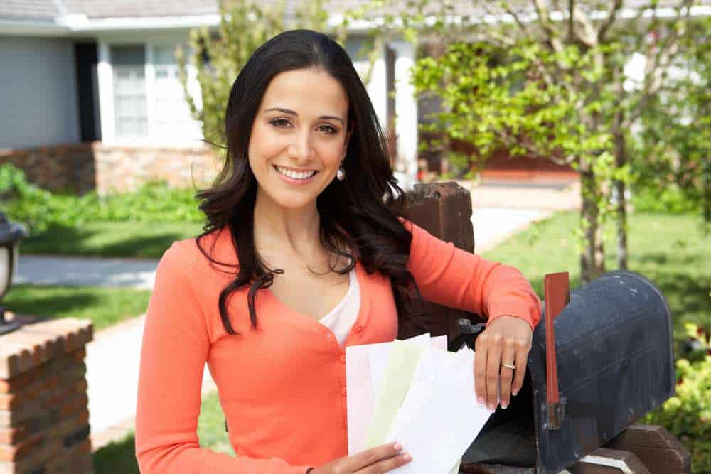 Proven System Woman at mailbox